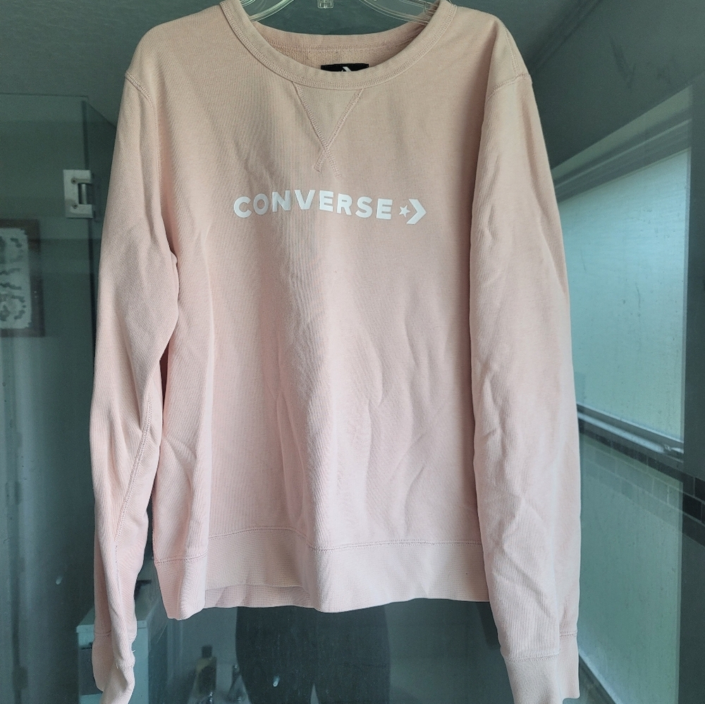 Converse Pink Sweatshirt Size L